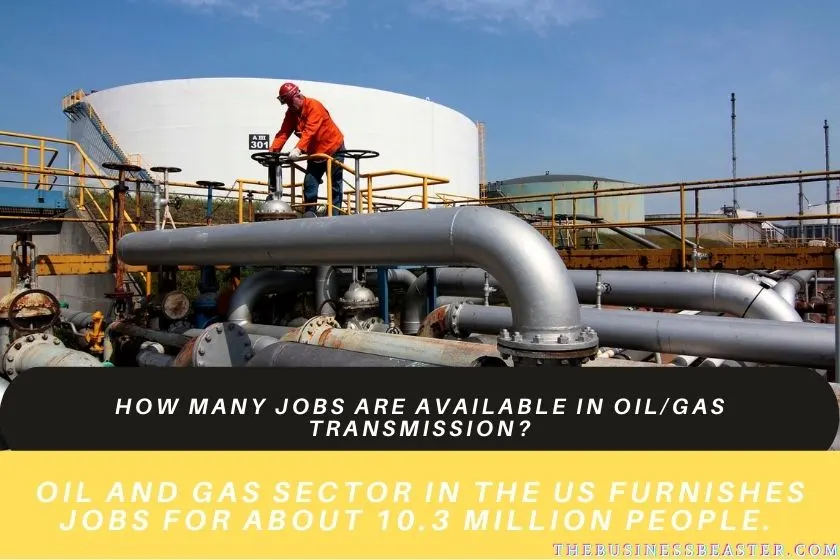 How Many Jobs Are Available In Oil/Gas Transmission In 2023?