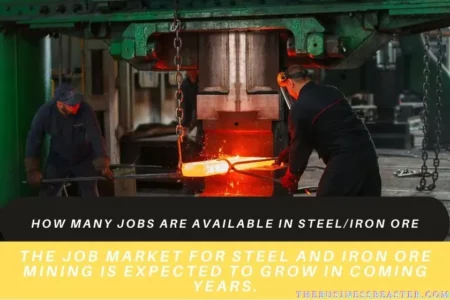 How Many Jobs Are Available In Steel/Iron Ore?